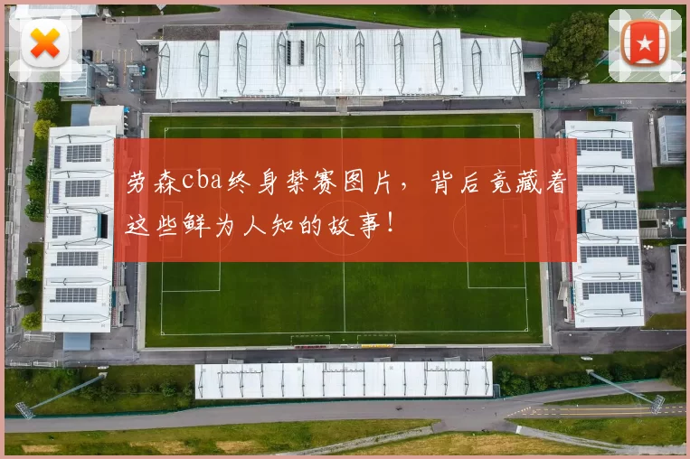 劳森cba终身禁赛图片，背后竟藏着这些鲜为人知的故事！